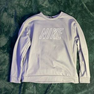gray nike crew neck